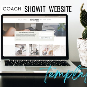 Showit Website Template, Coach website template, Showit Website Template for Coaches, Coaching Website, Showit Website Design