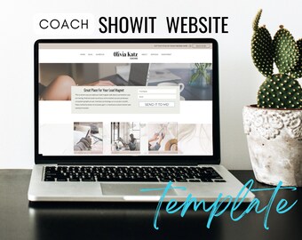 Showit Website Template, Coach website template, Showit Website Template for Coaches, Coaching Website, Showit Website Design