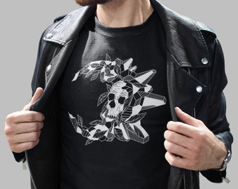 Moon T-shirt, skull shirt, oversize, design for men and women