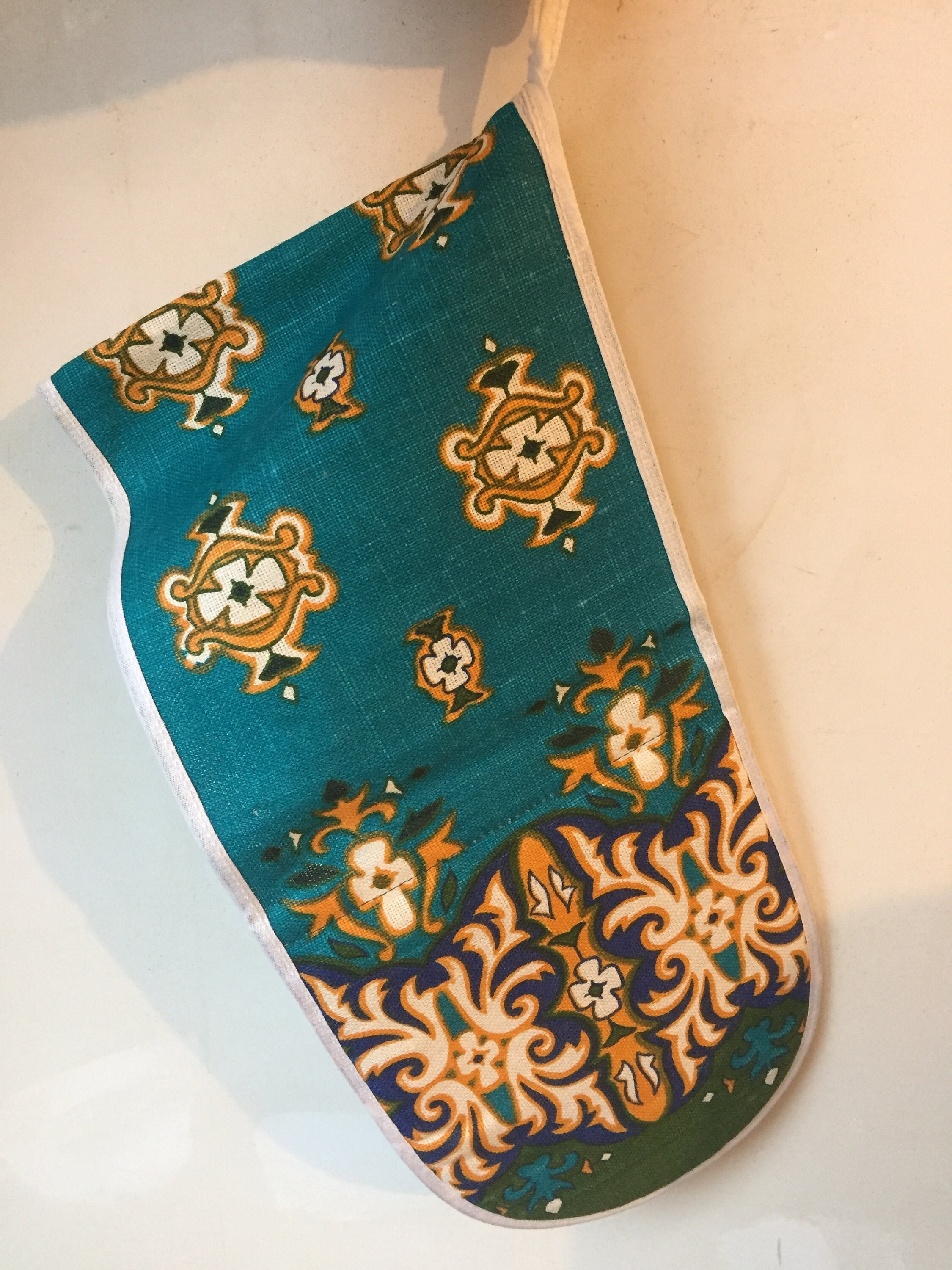 Gants de Four Vintage Des Années 1970 Français, Jamais Utilisés Comme Neufs