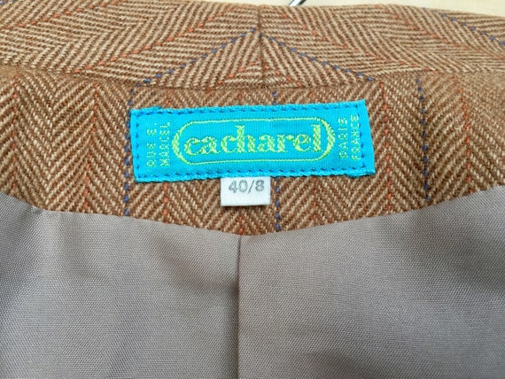 Stunning Vintage Cacharel Tweed twinset skirt sui… - image 7
