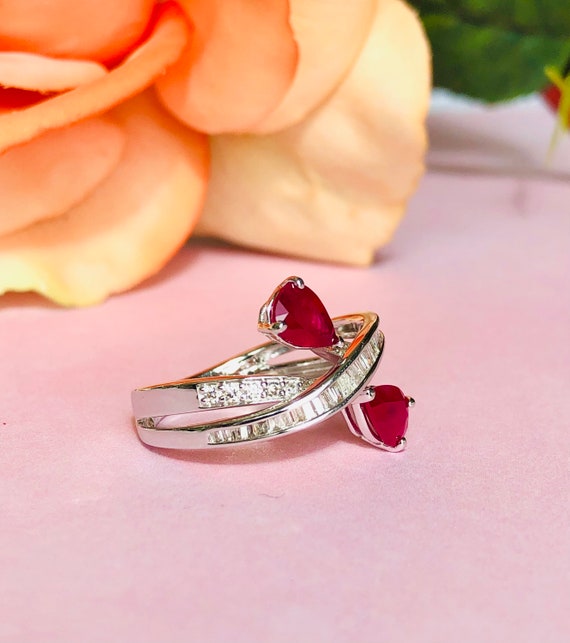 14kt Ruby And Diamond Ring