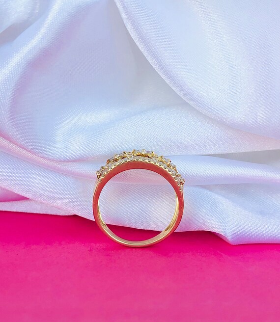 10K Diamond Statement Ring - image 3