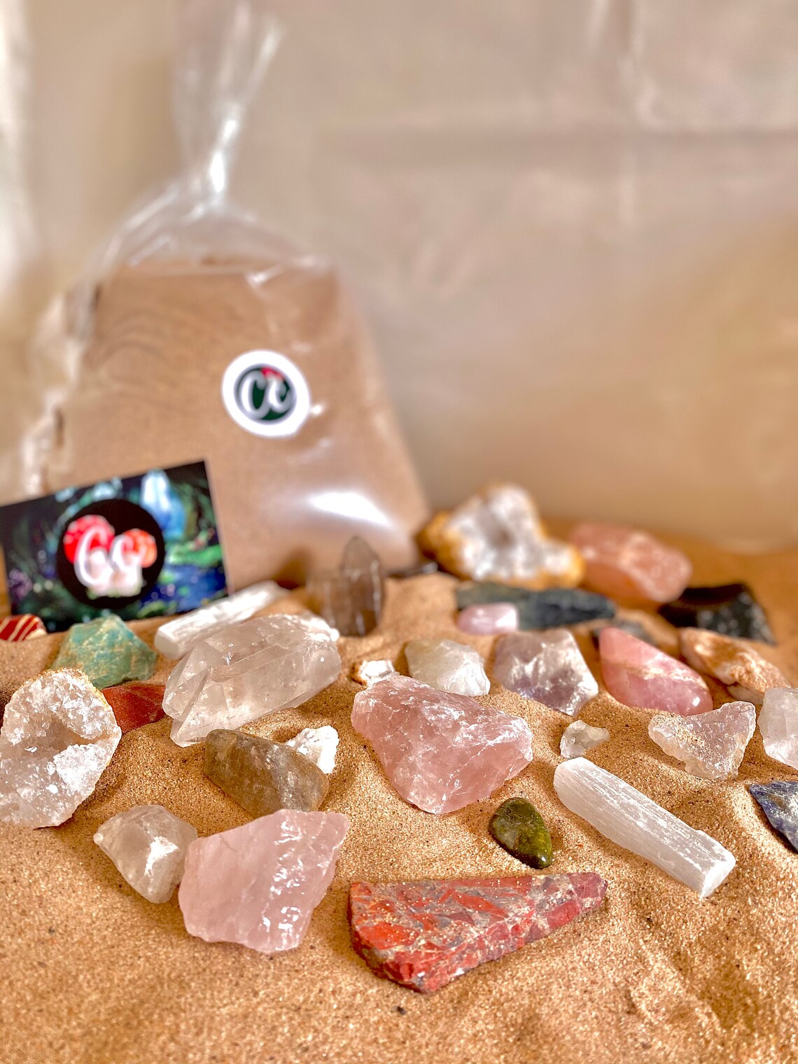 Crystal Mining Bags Check Description Etsy UK