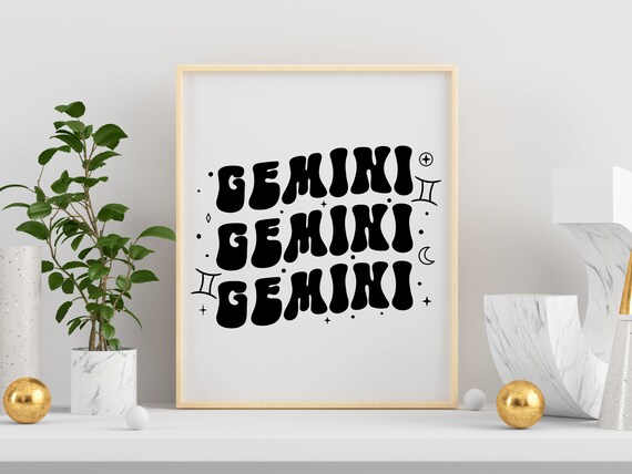 Gemini Svg | Gemini Zodiac Sign | Its Gemini Season | Astrology