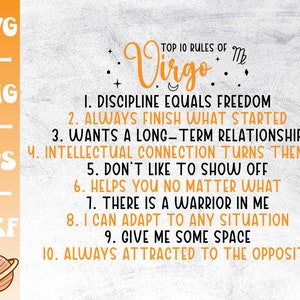 Virgo Zodiac Sign | Virgo Svg | Its Virgo Season | Astrology Svg File For Cricut | August Girl | September Birthday