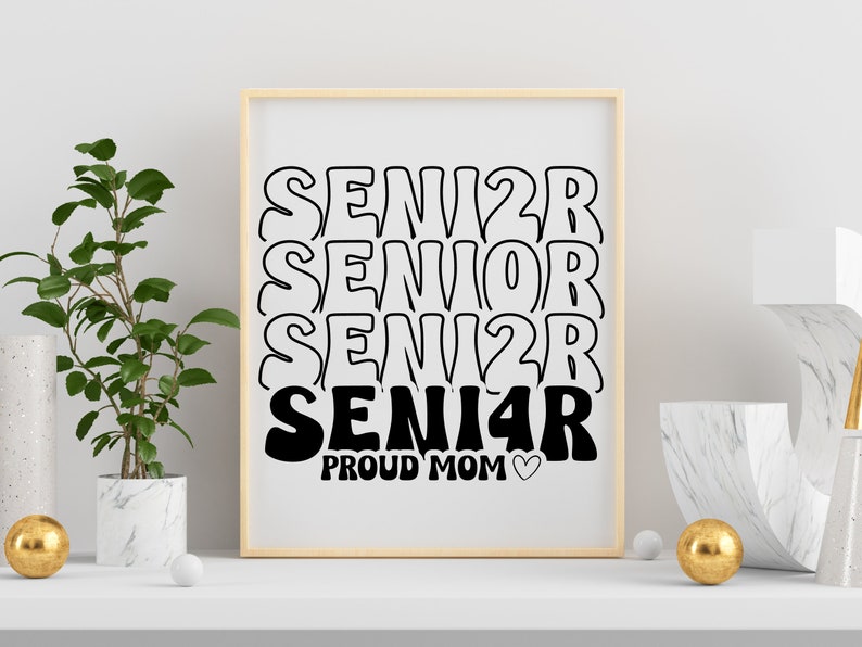 Proud Mom of a Senior 2025 Svg Senior Mom 2025 Svg Class Etsy
