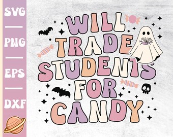 Halloween Teacher Svg | Teacher Halloween Svg | Teacher Halloween Png | Trick Or Teach | Spooky Teacher Svg | Hocus Focus Cricut File