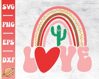Love Svg | Western Valentine | Happy Valentines Day | Howdy Valentine Png | Cowboy Valentine Cricut File | Retro Valentine