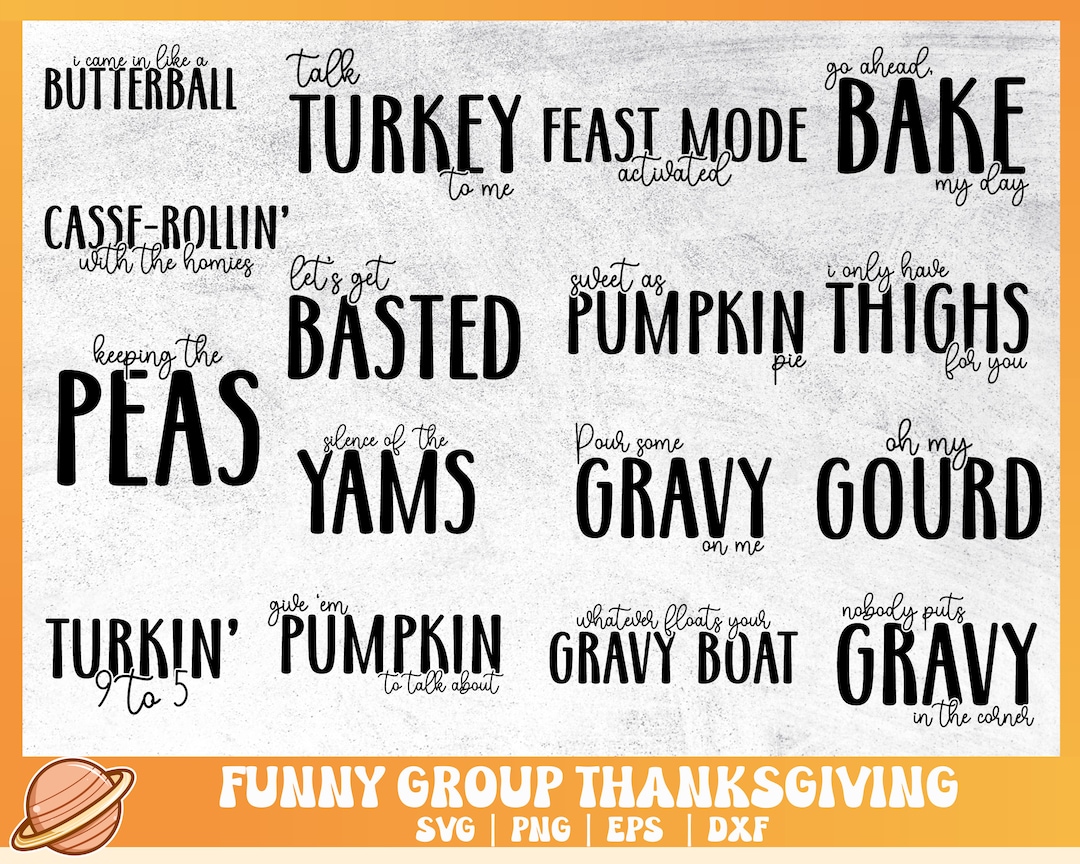 Thanksgiving Family Svg Thanksgiving Svg Bundle Fall Sayings Bundle