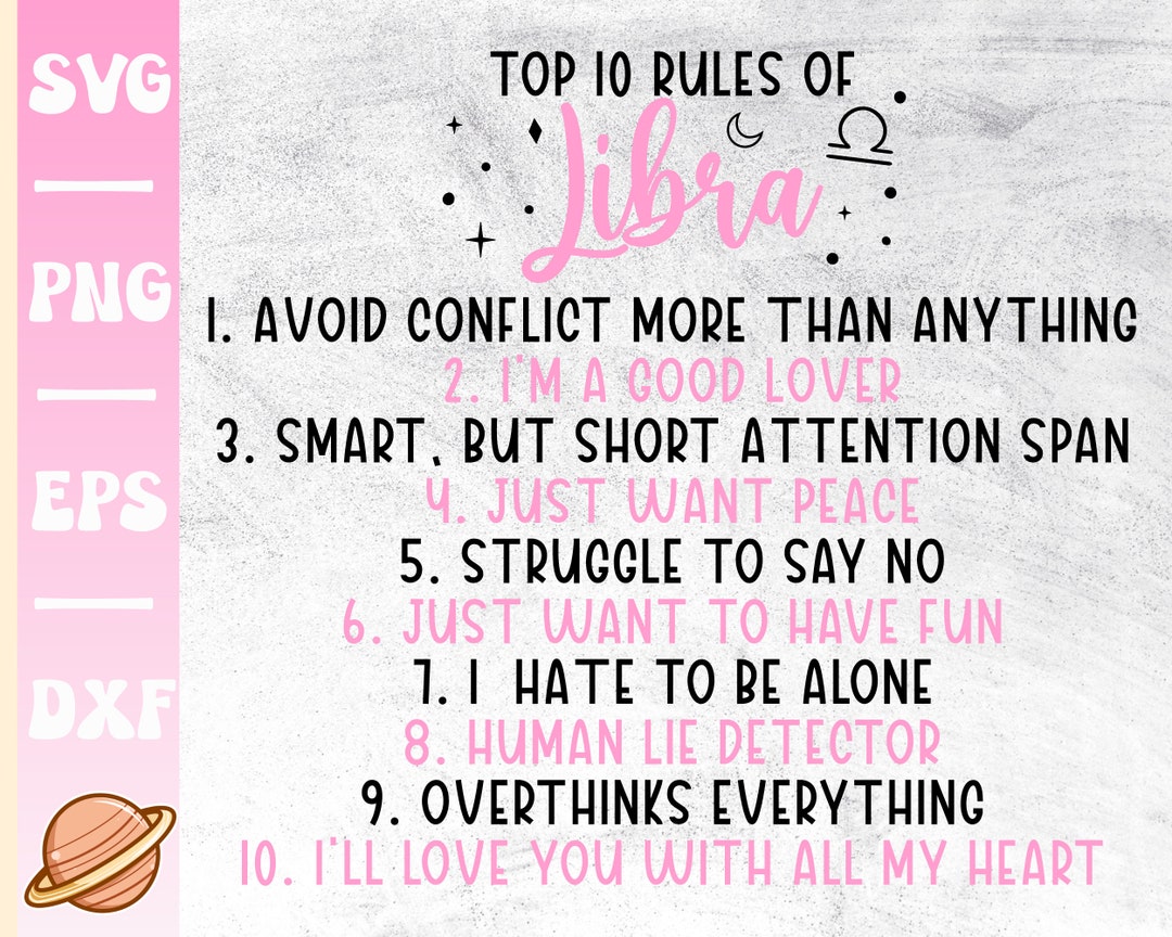 Libra Zodiac Sign | Pound Svg | Its Libra Season | Astrology