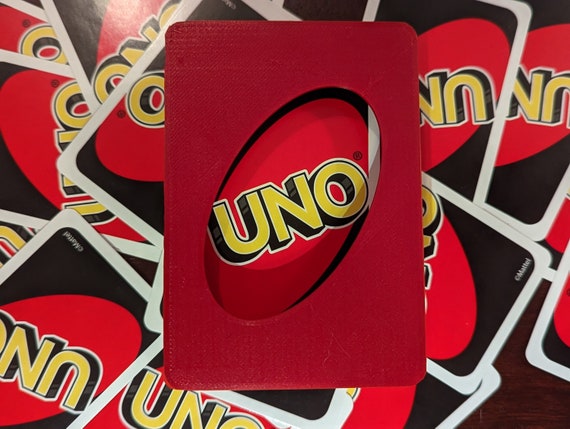 Uno Deck Card Holder Box With Lid 