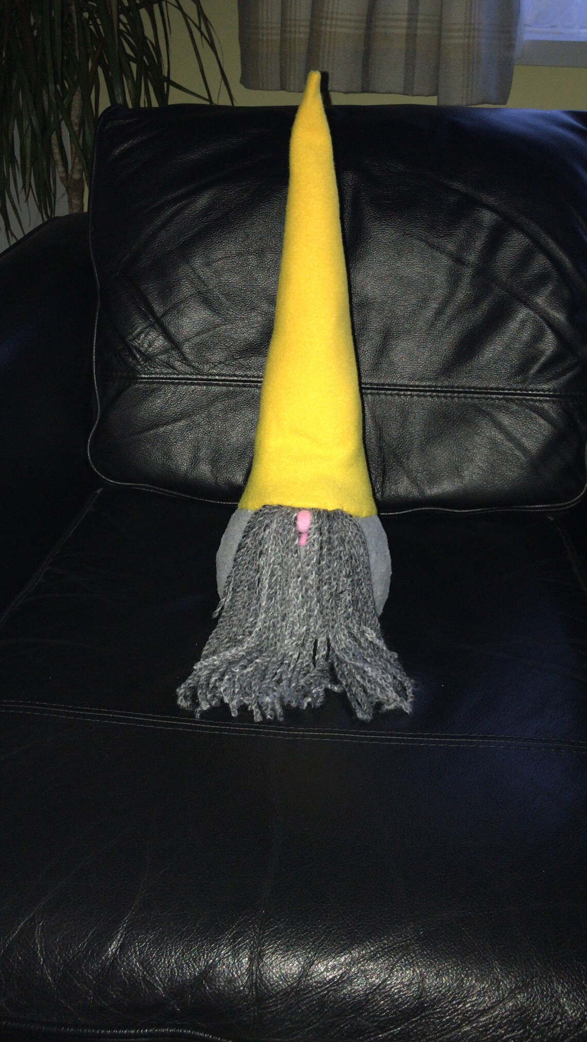 Yellow and Grey Gonk Gnome Door Stop. Ornament. Etsy