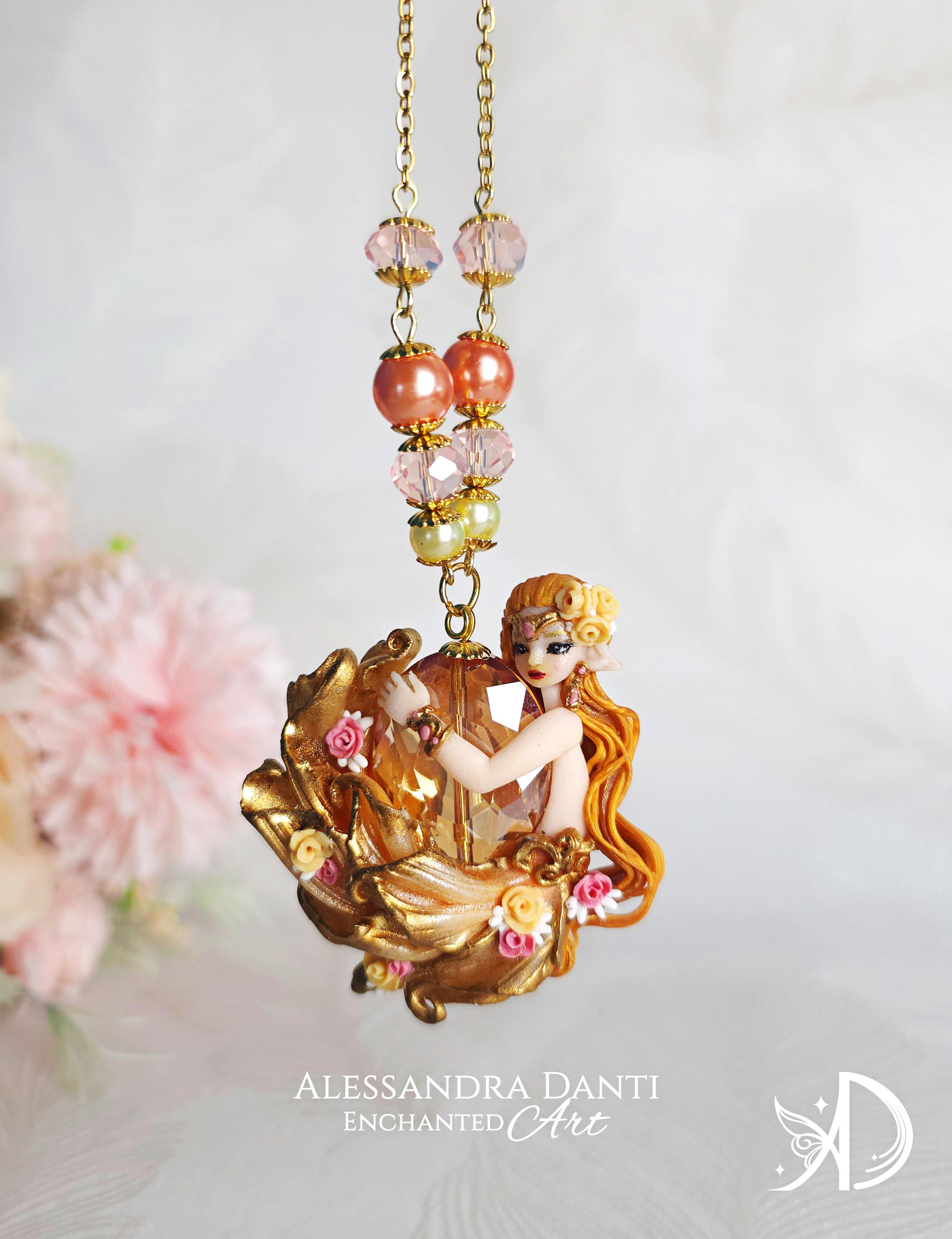 Set 6 Collane Per Bambine E Ragazze Con Ciondoli Unicorno, Sirena, Gatto E Cristalli - Gioielli Regalo Compleanno, Natale