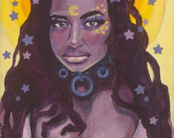 Pintura original de Sailor Moon