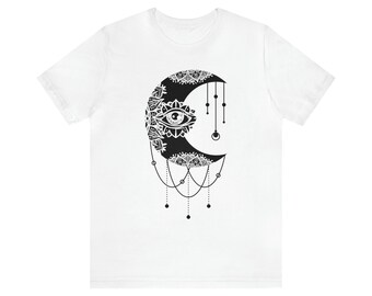 Mandala Moon with Eye Tshirt
