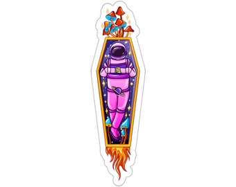 Flying Coffin Sticker