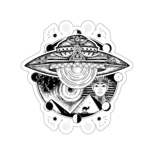UFO Ancient Aliens Sticker