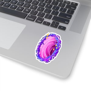 Psychedelic Black Hole Sticker