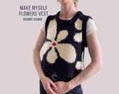 【新品未使用】MURRAL　Garden flower knit vest MURRAL（ミューラル）の「Garden flower knit vest（ニット