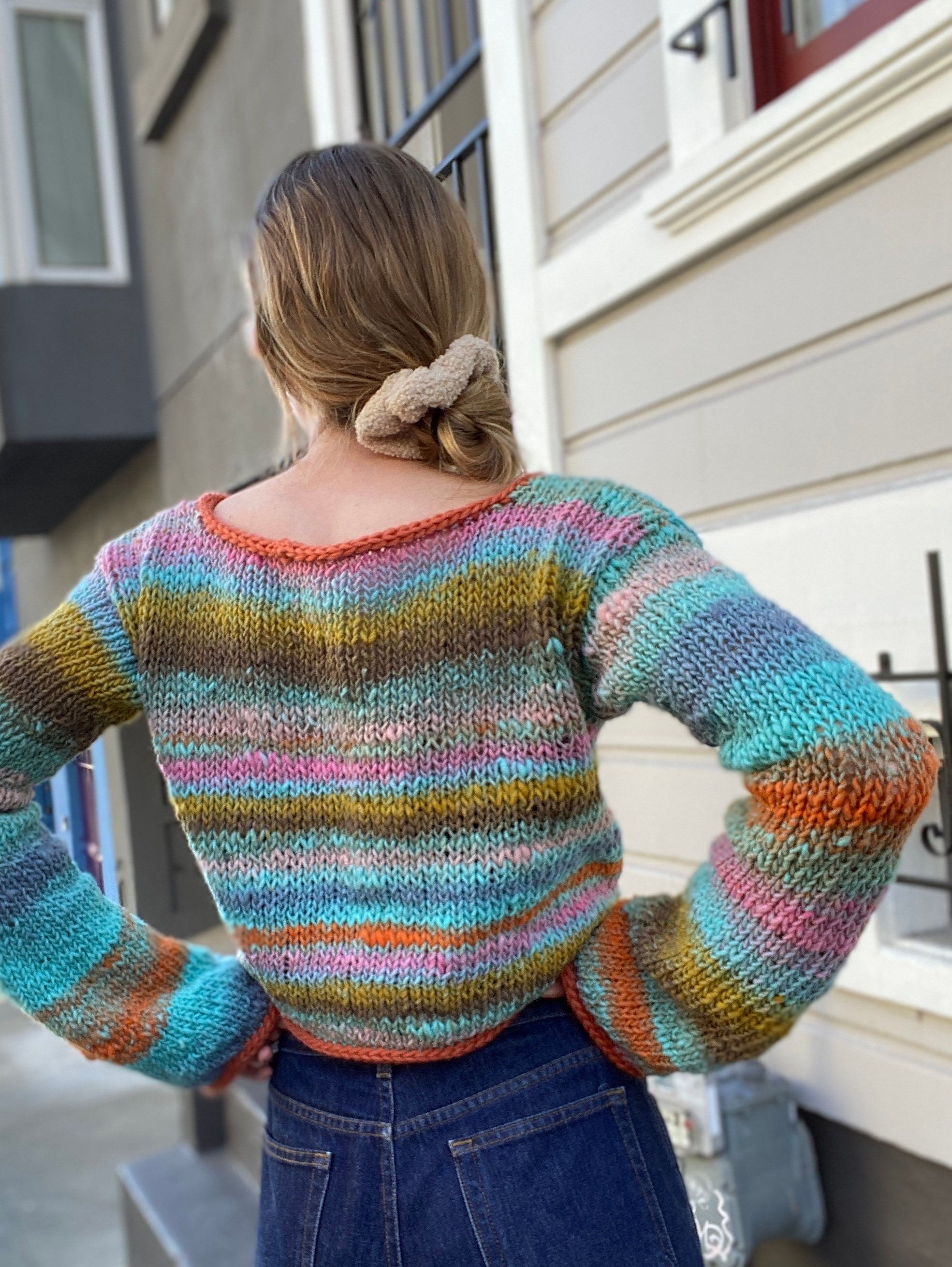 hand knitting stripe KNIT | NKNIT