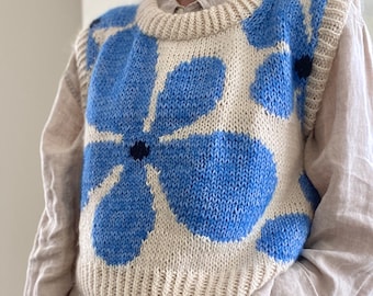 新品未使用】 MURRAL Garden flower knit vest（Knitting Pattern 