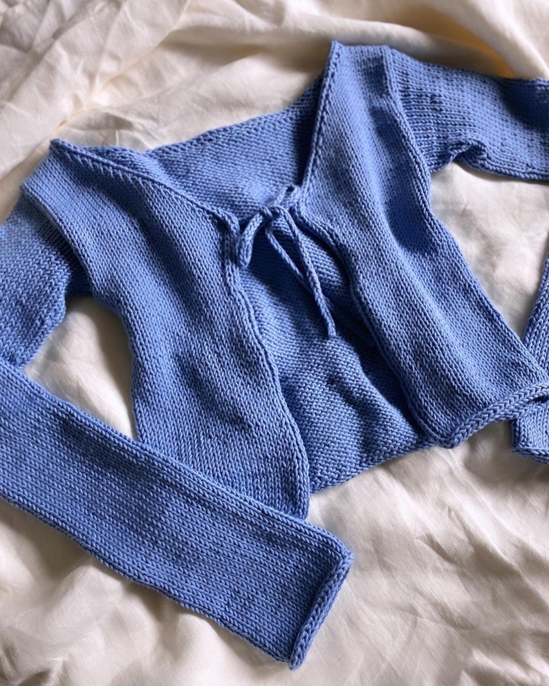 Knitting Pattern to Tiefor Top PDF Pattern sizes Etsy