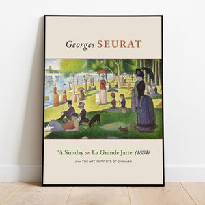 Vintage 1940s Georges Seurat Vintage 1940s Georges Seurat