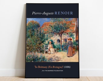 In Brittany (En Bretagne) by Pierre-Auguste Renoir, Giclee Art, Wall Art Prints, Museum Poster, Aesthetic Wall Decor, Vintage Prints