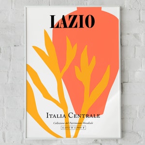 Lazio, Italia, Italia Centrale (Centro de Italia) Flores abstractas Jarrón Decoración de pared Imprimir póster