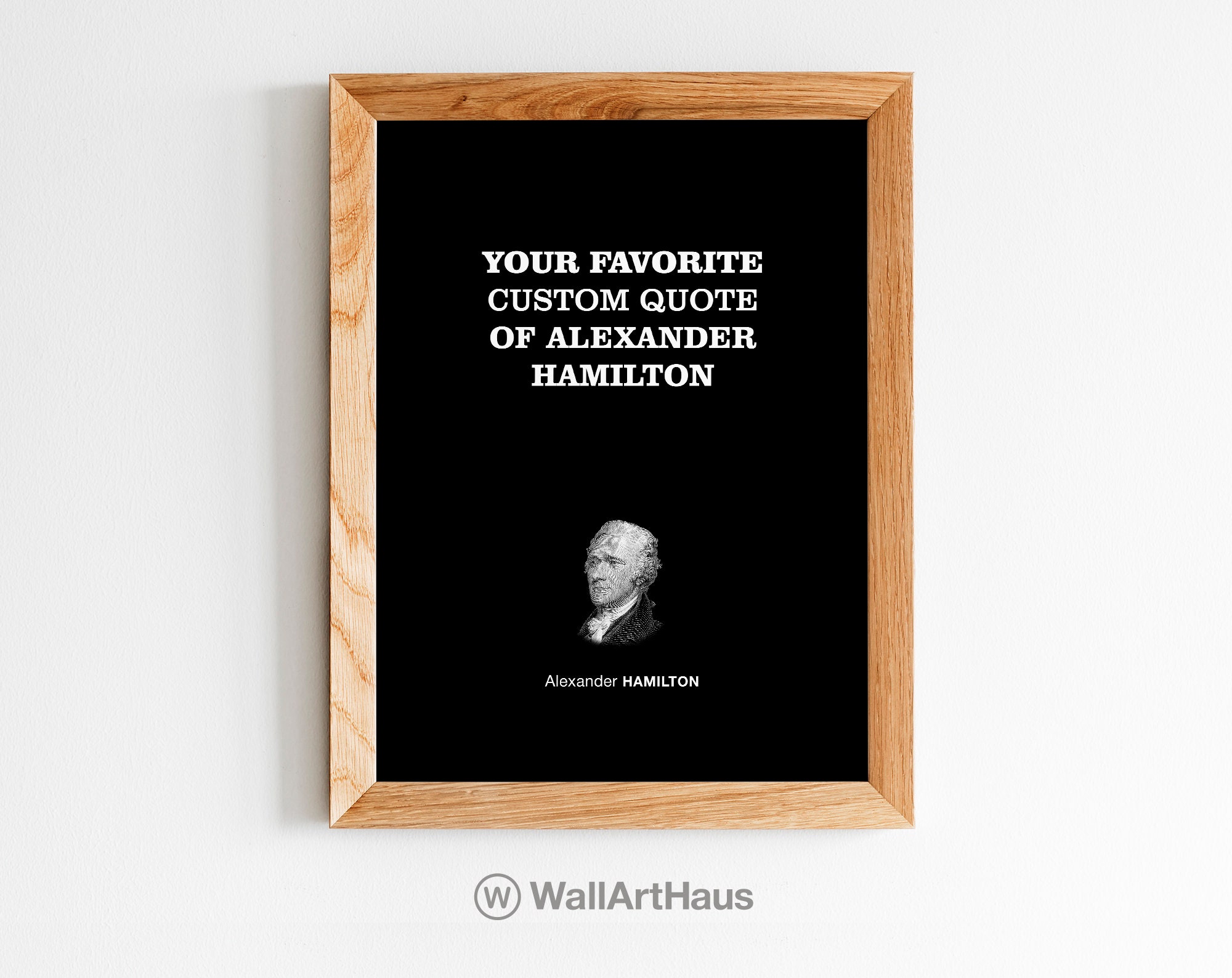 Alexander Hamilton Gift Inspirational Famous Aham Quote Gift Tall T-Shirt