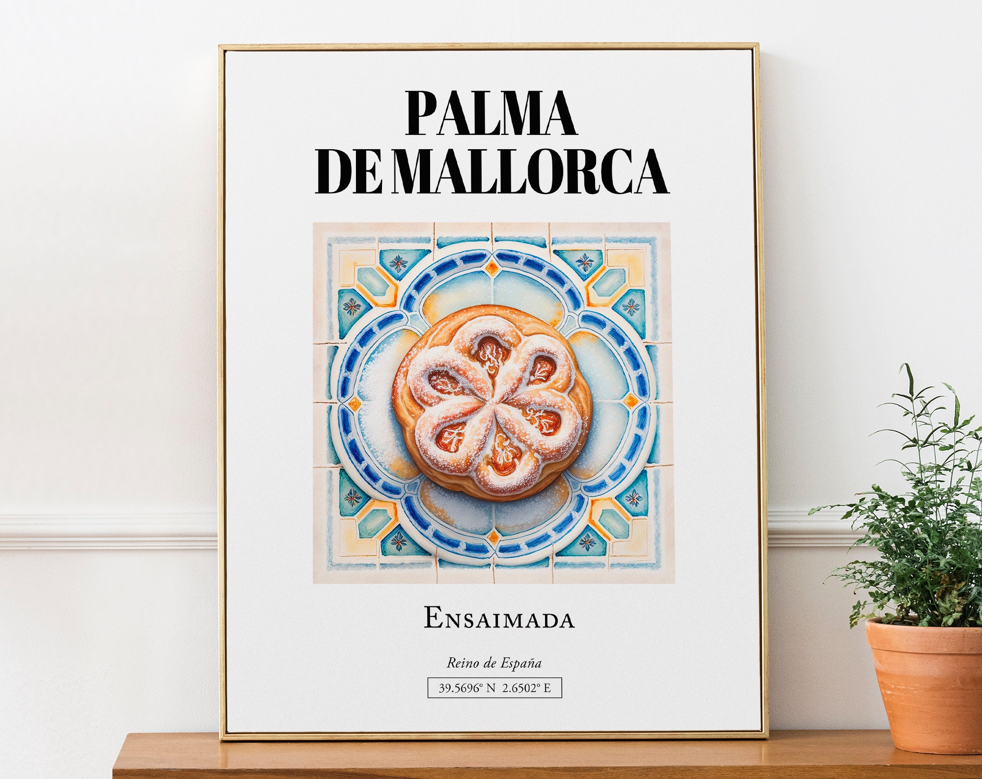 Palma De Mallorca, Balearic Islands islas Baleares, Spain, Ensaimada, Wall  Art Print Poster, Housewarming Gift - Etsy
