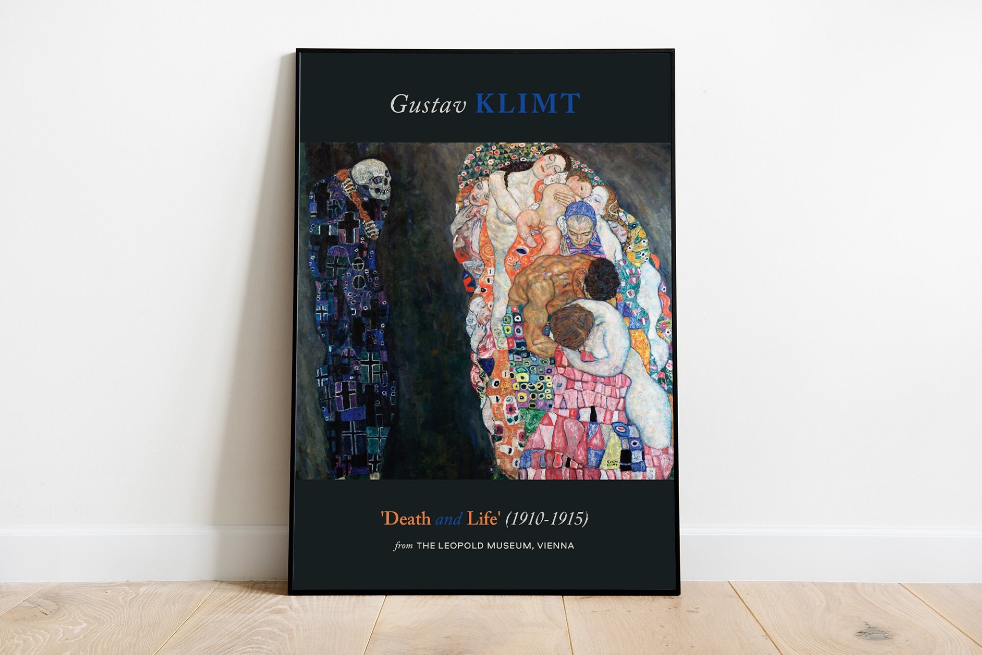 Gustav Klimt — Death and Life (1910-1915) — Art Nouveau Poster (premium ...