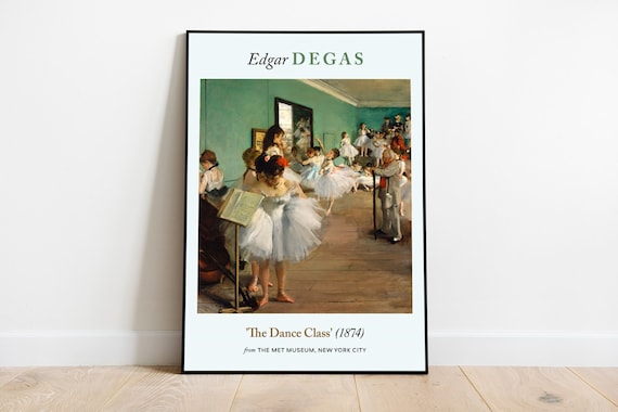 Edgar Degas The Dance Class (1874), Giclee Art, Wall Art Prints, Museum Poster, Aesthetic Wall Decor, Gift Idea for Her