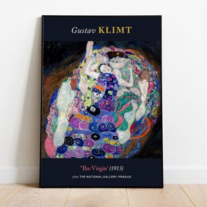 Gustav Klimt — The Virgin (1913) — Art Nouveau Poster (premium paper) — Gift Idea / Wall Art / Print / Vintage