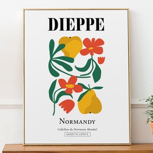 フランスアンティーク陶器壁飾りDieppe
