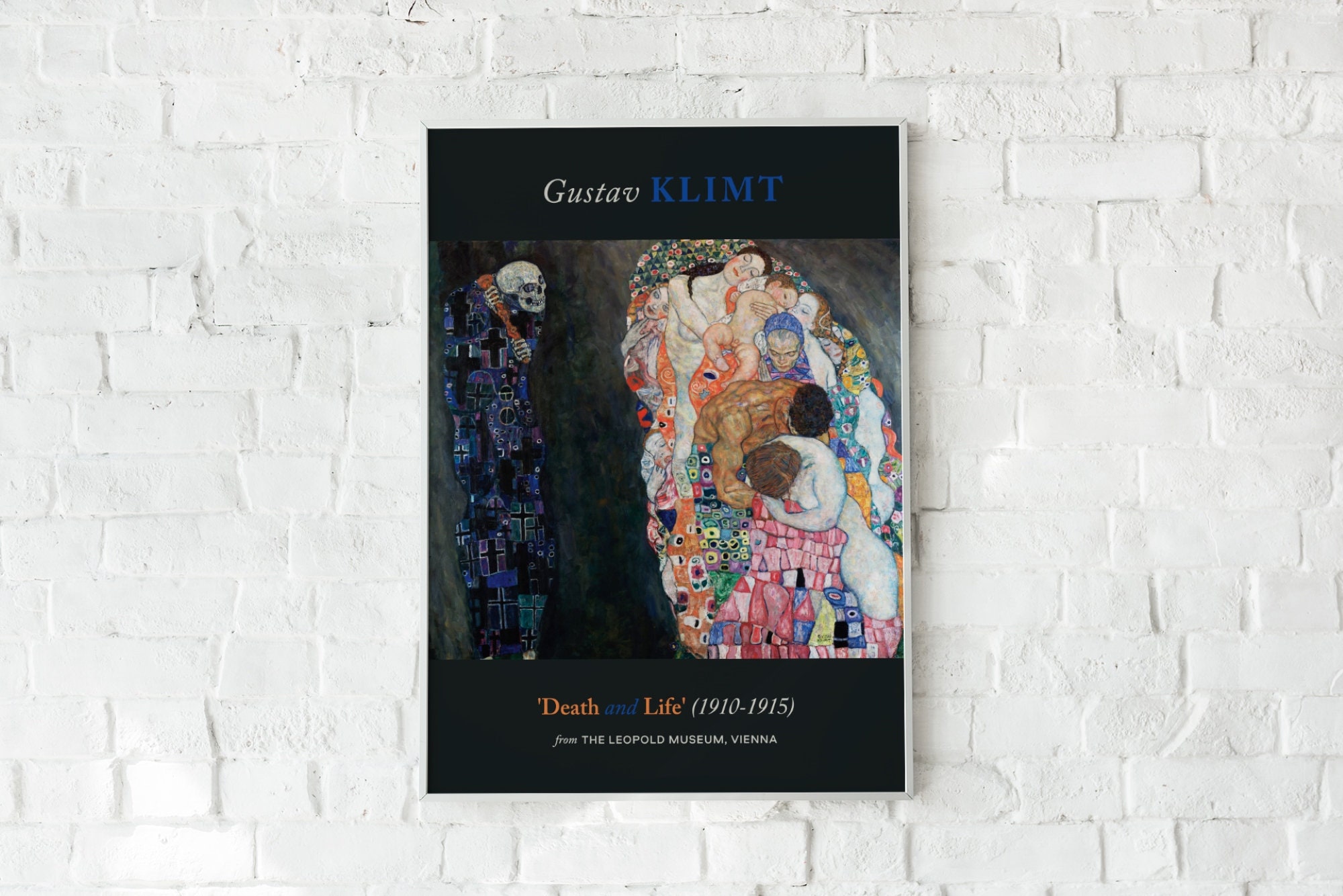 Gustav Klimt — Death and Life (1910-1915) — Art Nouveau Poster (premium ...