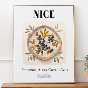 Nice (Provence-Alpes-Côte D&#39;Azur, France), Olives, Wall Art Travel Print Poster
