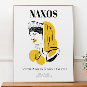 Naxos, South Aegean Region, Greece, Abstract Aesthetic, Wall Art, Travel Print Poster, Birthday Gift