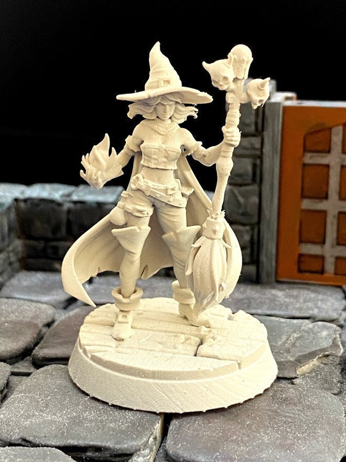 Tabletop Mini Witch / Sorcerer Table Top Games Dungeons and Etsy