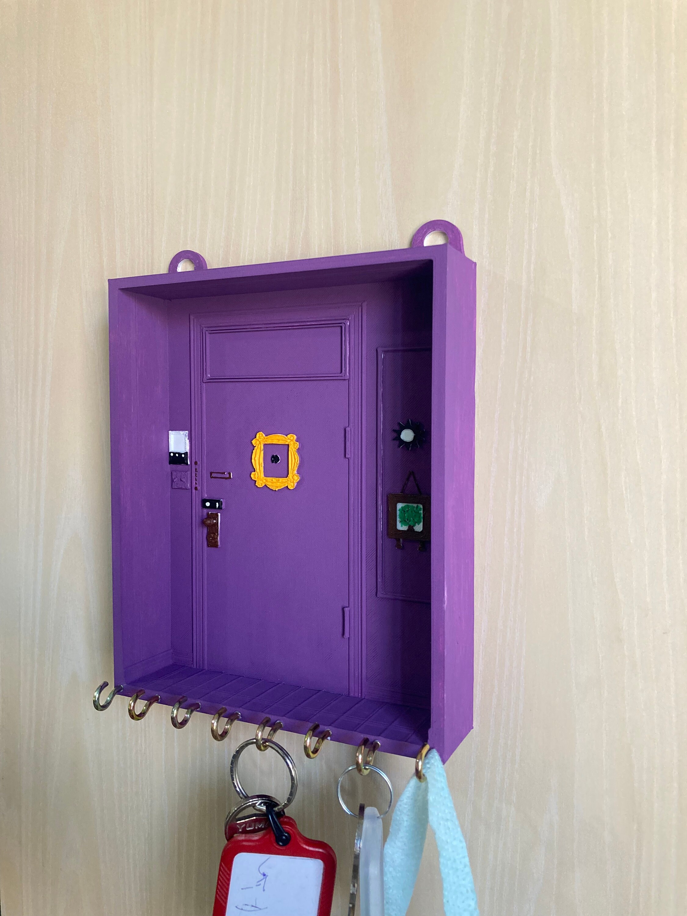 Friends Key Holder / Friends Key Hook /monica's Door / Etsy