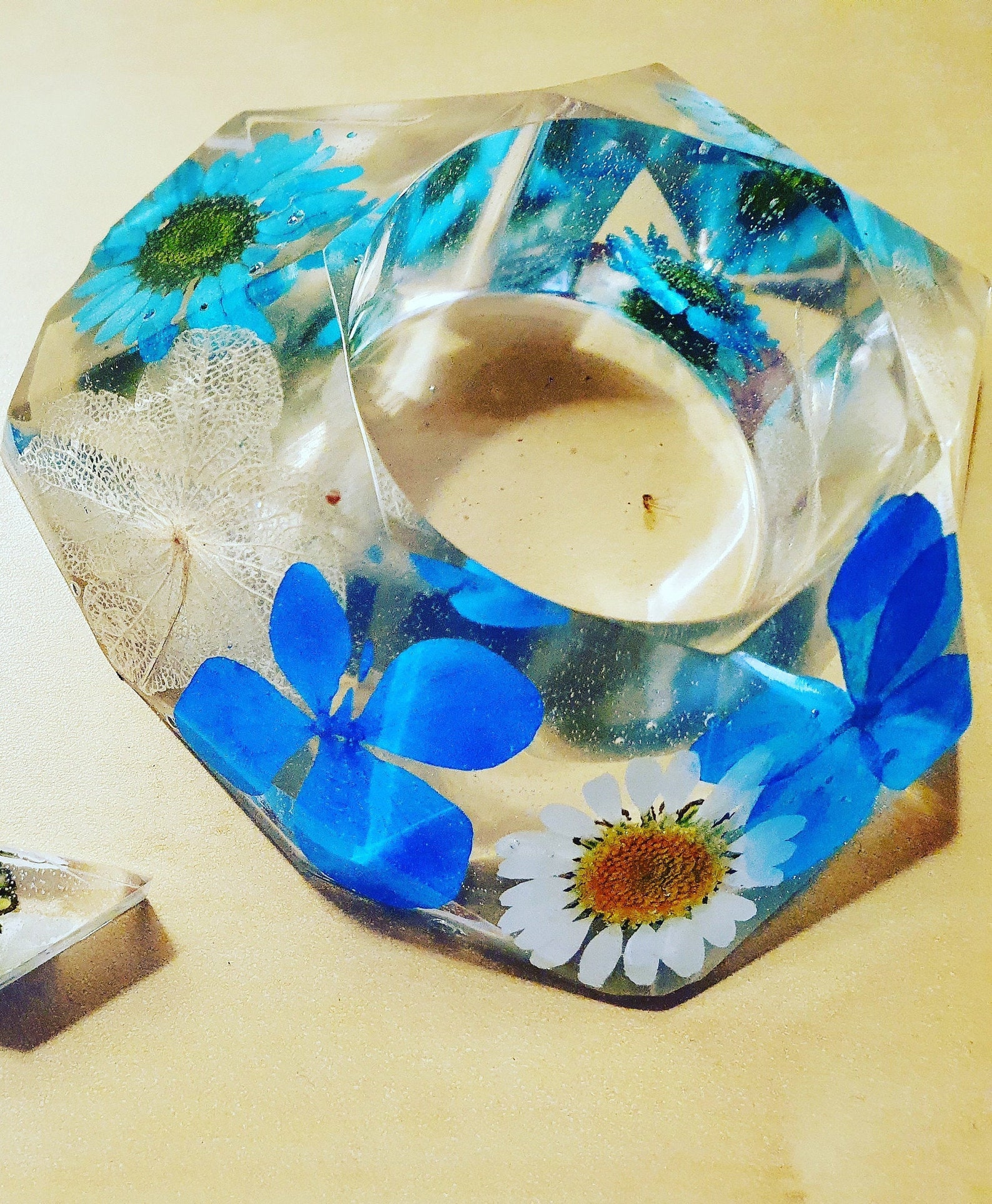 Resin Tealight Holder Etsy