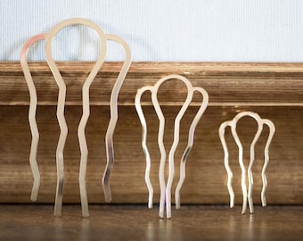 3 wedding hair combs, hair combs, gold hair combs, hair accessories, hair jewelry, original women's gifts, jewelry