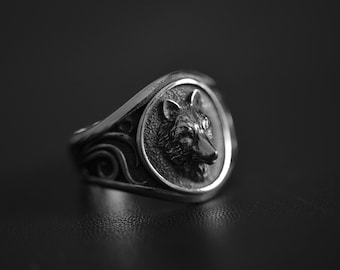 Anello Di Lupo Slawese, Da Uomo, Anello Di Lupo Nordico, Anello Di Lupo - Foto 8