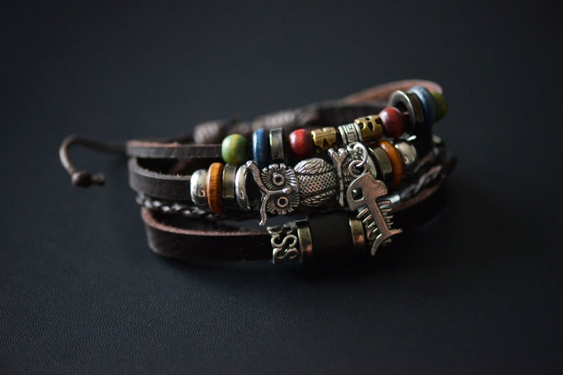 Multirow Bracelet, Multirow Pearl Bracelet, Adjustable Bracelet