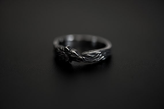 Bague loup celtique homme femme en acier inoxydable – Anneau Viking, Bijou symbolique, Cadeau mythologie nordique