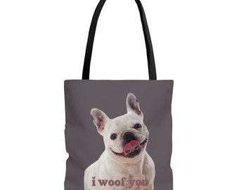 Custom Dog Tote Bag, Personalized Pet Tote Bag, Custom Dog Tote Bag, Dog Mom, Dog Lover Gifts, Pet Memorial Gift