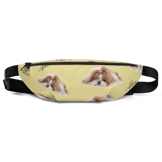Custom Dog Photo Fanny Pack Dog Treat Pouch Dog Poop Bag Etsy