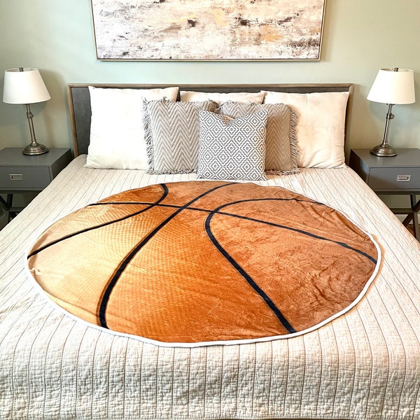 Basketball Blanket Etsy