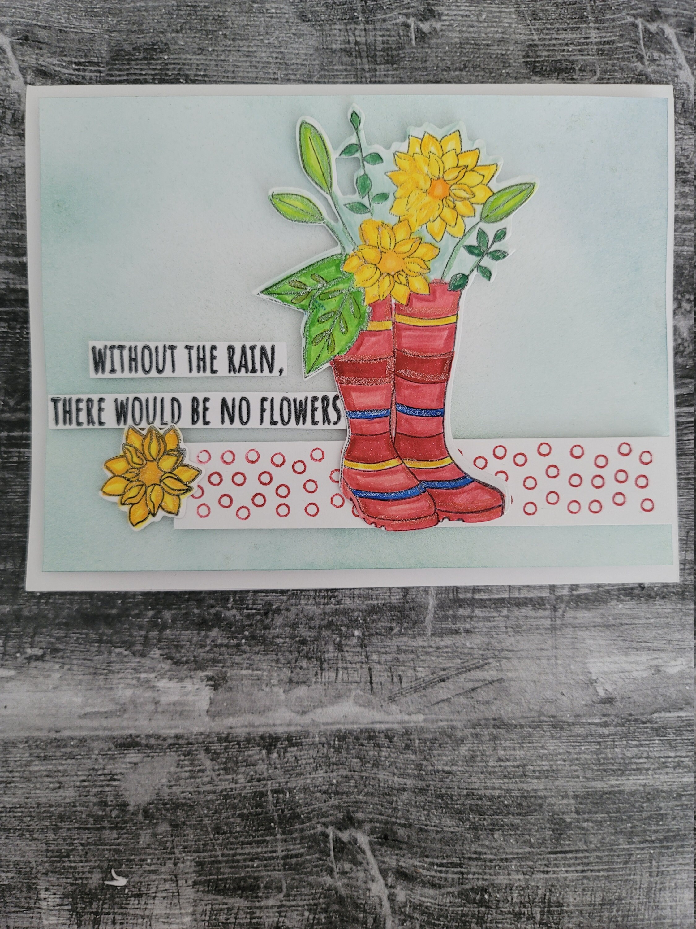 Without The Rain There Would Be No Flowers Etsy